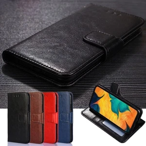 Funda de Cuero de Lujo para Xiaomi Redmi Note 4 5 11 13 14 15 Pro Portatarjetas Cubierta - Imagen 1 de 21