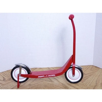 Radio Flyer Miniatura Rojo Scooter Modelo Nº 557 Vintage Niños Dormitorio Decoración Foto 1 de 4