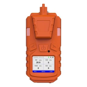 4 Gas Minitor with Pump Multi Gas Detector Gas Meter for H2S CO LEL O2 Portab... - Picture 1 of 7