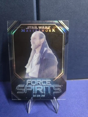 Qui-Gon Jinn 2024 Topps Star Wars Masterwork Force Spirits SP #FS-4🔥 - Image 1 of 4