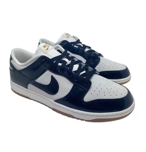 Nike Dunk Low LX Black Croc Panda Black Gum WMNS 13 Men’s Size 11.5 Sneakers - Picture 1 of 6