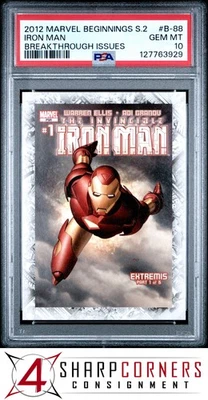 2012 MARVEL BEGINNINGS SERIES 2 BREAKTHROUGH ISSUES #B-88 IRON MAN PSA 10 - Image 1 of 2