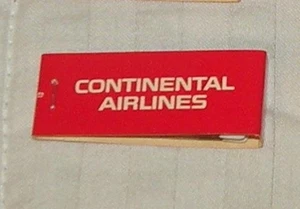 LIBRO DE CERILLAS VINTAGE CONTINENTAL AIRLINES - Imagen 1 de 2