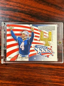 Gioco Topps Super Bowl Adam Vinatieri 2002 usato gol post reliquia SSP Patriots - Foto 1 di 2