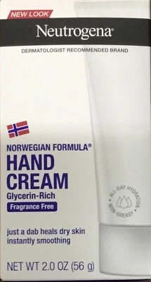 Crema de manos Neutrogena Norwegian Formula sin fragancia (2 oz) paquete de dos Foto 1 de 4
