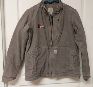Vintage Carhartt Damen Full Swing braun Kragen Canvas Jacke klein (4-6) - Bild 1 von 21