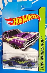 Hot Wheels 2014 Heat Fleet Series #212 '69 Dodge Coronet Superbee Purple w/ MC5s - Picture 1 of 2
