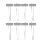  8 Pcs Plant Distinguish Labels Metal Category Tag Inserted Tags