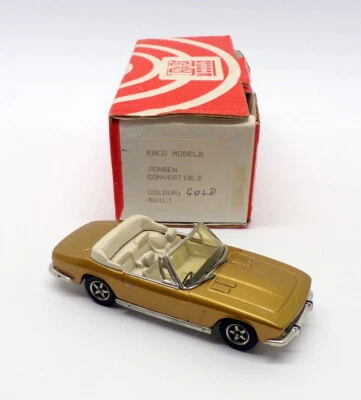 Enco Models 1/43 Scale E171219 - Jensen Interceptor Convertible - Gold - Image 1 of 4