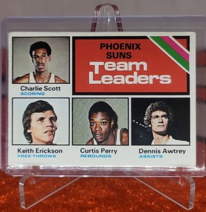 1975 Topps Team Leaders Scott Erickson Perry Awtrey #130 Suns Nice Condition! 