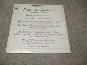 STRAVINSKY - CONDUCTS HIS CHORAL MUSIC = STEREO - Picture 1 of 1