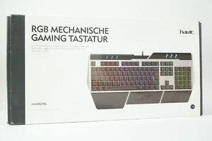 Havit HV-KB378L mechanische RGB Gaming Tastatur QWERTZ-Layout schwarz #89 - Bild 1 von 4