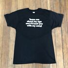 Vtg 1985 Tease Me About Age Beat You With My Cane T Shirt L Screen Stars 50/50