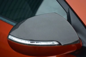 Set guarnizioni specchietti retrovisori in fibra di carbonio per Kia Sportage (2010-15) - Foto 1 di 4