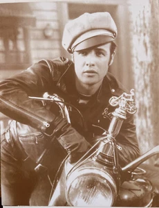 Marlon Brando Johnny Sepia 11x14 Impresión Motocicleta Carreras Triumph Wild One Película - Imagen 1 de 1