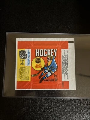 1968 Topps Hockey 5 Cent Verpackung - kostenlose Kamera Angebot Anzeige - wirklich schön - Bild 1 von 2
