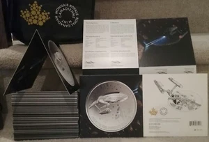 Star Trek Enterprise 50th Anniv. 2016 Canada RCM Mint COA Collector Trading Card - Foto 1 di 4