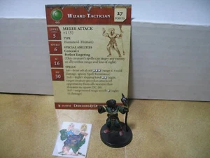 =Dungeons and Dragons D&D UNDERDARK Wizard Tactician 24/60 con tarjeta= - Imagen 1 de 1