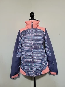 Roxy Juniors Dusk DryFlight Snow Ski Insulated Jacket Pink Size XXL No Hood - Picture 1 of 14