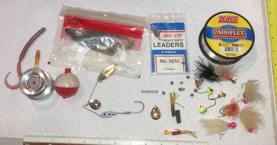 Zebco línea de pesca equipo de pesca lote usado Bobber lote al por mayor MN MI Wi IL Foto 1 de 3