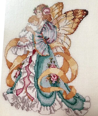 Fantasy Kingdom TWO Cross Stitch Patterns Pegasus Faeries Unicorn Castle Dragon - Image 1 of 4