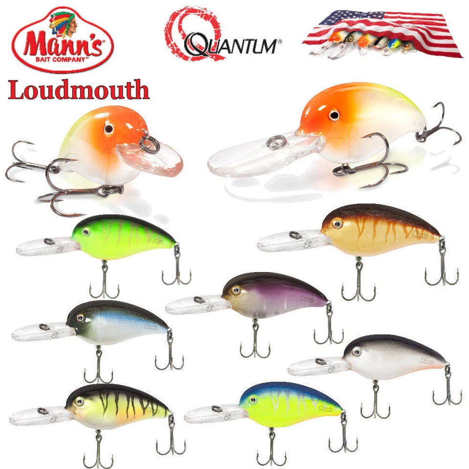 Mann's Loudmouth 2 by Quantum 7,0cm 17g Wobbler Top Köder Farbe zur Auswahl - Bild 1 von 1