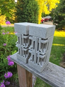 Frank Lloyd Wright Ennis House Textile Block Style Bookends - Picture 1 of 24