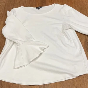 J Crew Mercantile Women's Pullover Top - White - Size M - Fair Used Condition - Picture 1 of 8