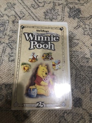 The Many Adventures of Winnie the Pooh VHS  2002 25th Anniversary Edition SEALED - Image 1 of 4