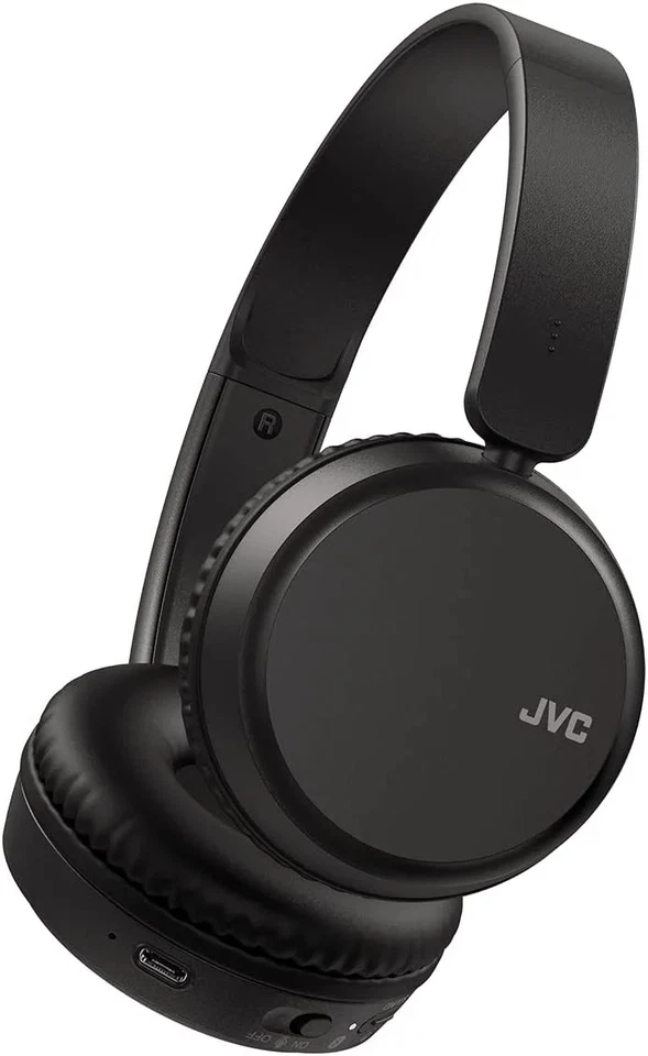 JVC HA-S36W NERO CUFFIE BT 5.1 PIEGHEVOLE CAVO DI RICARICA USB-C - Immagine 1 di 1