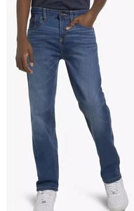 Levi's Performance 514 Straight Boys Size 10 Reg Medium Wash Denim Jeans 25x26 - Picture 1 of 8