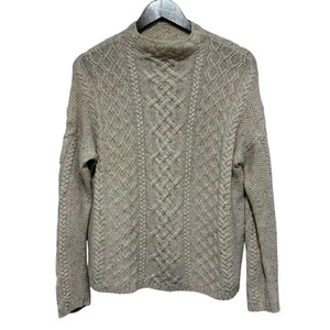 Suéter Orvis Para Mujer S Marfil Moteado Pescador Tejido Lana Cachemira Mezcla Suave - Imagen 1 de 9