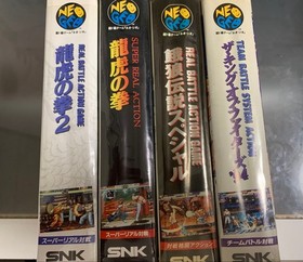SNK Neo Geo AES Cartridge Lot of 4 Art of Fighting 1 2 Fatal Fury Special KOF 94