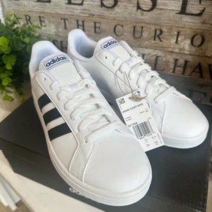 Adidas Grand Court Hombre Talla US 8 Todo Blanco. Nuevo en caja - Imagen 1 de 6
