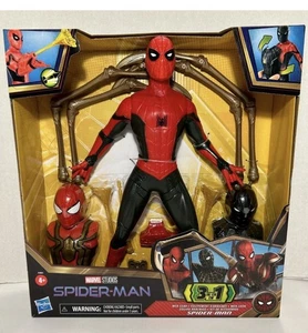 Spiderman 13" Figure 3-IN-1 Web Gear Iron Suit Modellino Marvel - Foto 1 di 3