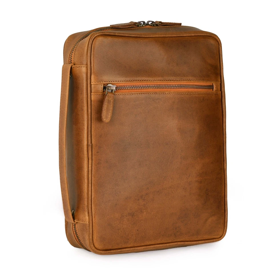 Handmade Vintage Genuine Leather Bible Cover for Men & Women - image 1 of 4