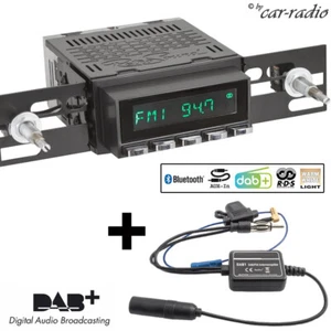 RetroSound Radiomodul Motor-1DAB-1 mit Display SchwarzC und DAB Antennensplitter - Bild 1 von 8