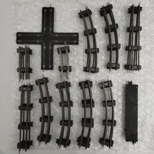 Lot of 31 Vintage American Flyer S-Gauge Tracks Straight Curve W/ Transport Cart - Picture 1 of 17