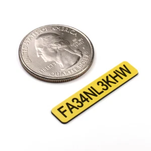 FAA DRONE REGISTRATION TAG STICKER, ENGRAVED - Picture 1 of 9