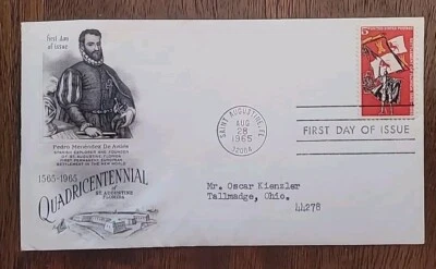 US FDC # 1271 Settlement Of Florida 1965. - Image 1 of 4