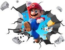 Super Mario Bros WALL EXPLOSION Decal Wall Sticker Home Decor Art Mural Kids 28