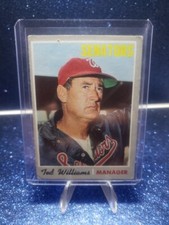 1970 Topps Ted Williams Washington Senators #211 Baseball Card💥⚾️💥