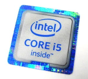 1 pcs Sticker for CORE i5 inside Skylake Logo Decal 18mm x 18mm - Picture 1 of 1