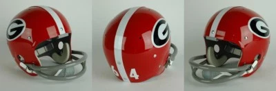 GEORGIA BULLDOGS 1964-1977 Vintage Riddell TK Suspension Football Helmet - Image 1 of 4