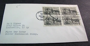 US Stamp FDC Scott# 1130 Silver Centennial 1959 Used PL50 - Picture 1 of 1