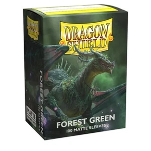 Dragon Shields: (100) Matte Forest Green - Picture 1 of 1