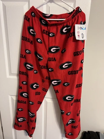 Georgia Bulldogs Pajama Pants Mens Large Concepts sport Sleepwear Fleece Cover