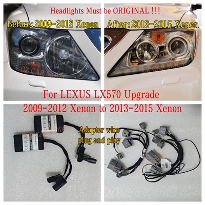 Cable adaptador para faros LEXUS LX570 modificar xenón 2009-2012 a xenón 2013-2015 Foto 1 de 4