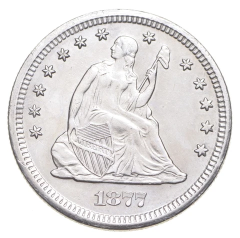 1877-S Seated Liberty Quarter *4189 Cover