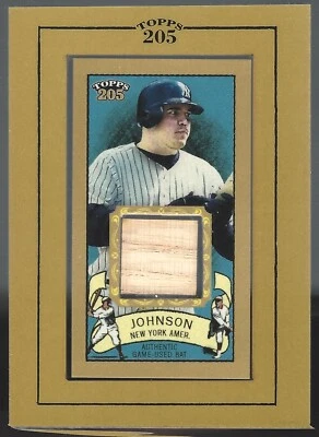 Nick Johnson 2003 Topps 205 Relics Bat D1 Card# TR-NJ - Image 1 of 4